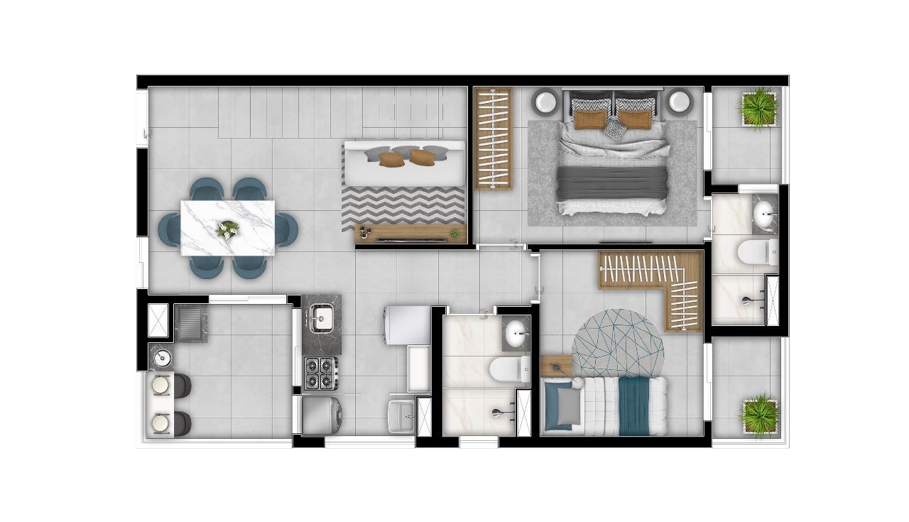 Apartamento, 2 quartos, 58 m² - Foto 11