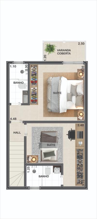 Casa, 2 quartos, 89 m² - Foto 16