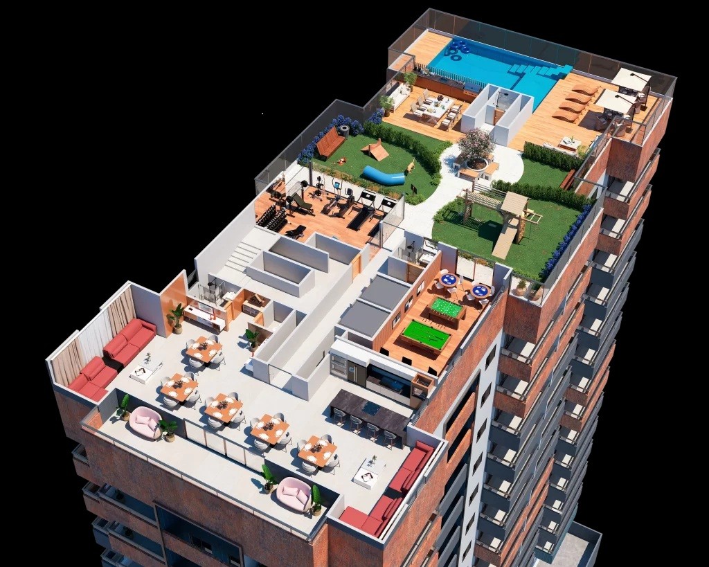 Apartamento, 1 quarto, 46 m² - Foto 1