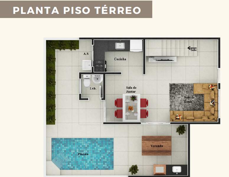 Casa, 2 quartos, 90 m² - Foto 5