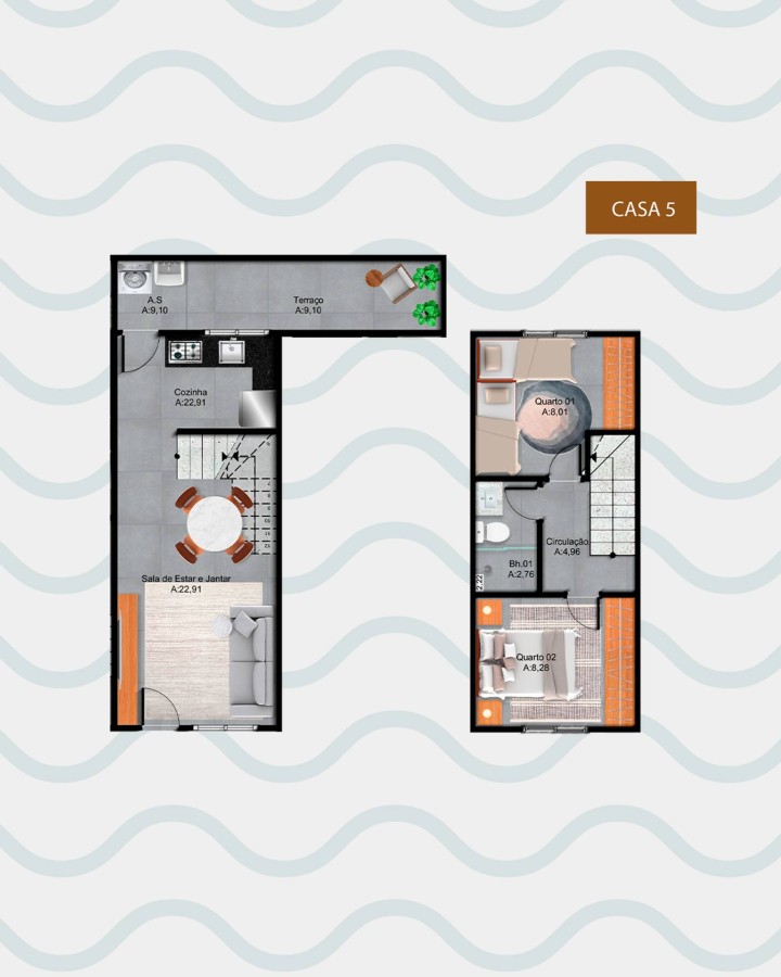 Apartamento, 2 quartos, 54 m² - Foto 2