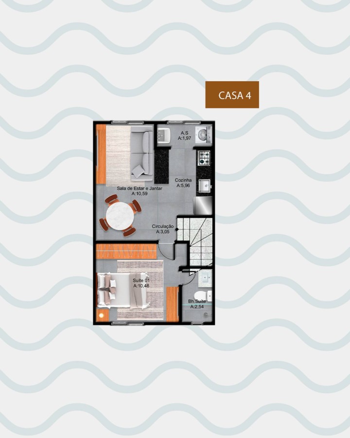 Apartamento, 2 quartos, 54 m² - Foto 4