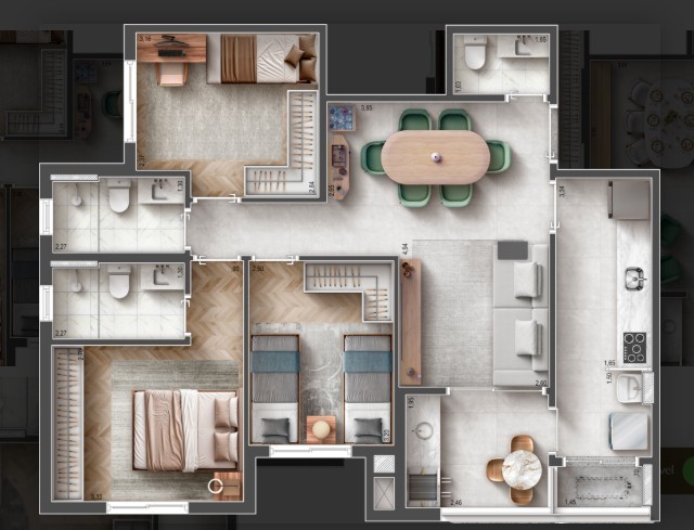 Apartamento, 3 quartos, 79 m² - Foto 20