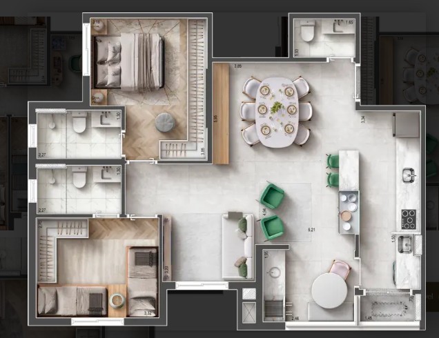 Apartamento, 3 quartos, 79 m² - Foto 21